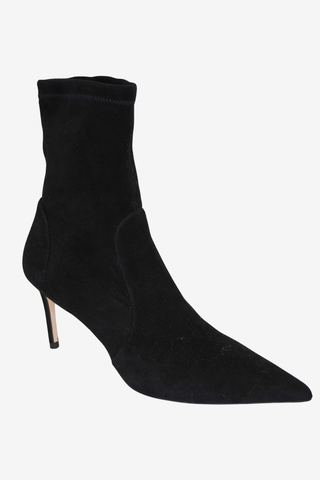 Stuart Weitzman Suede Booties sz 10 - Designer boots at The Find Luxury Resale - Vancouver, Canada