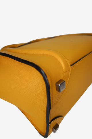 Celine Micro Luggage Yellow