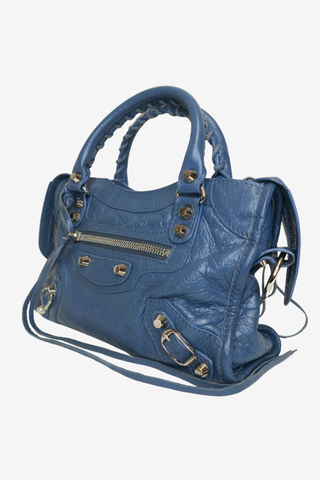 Balenciaga Leather Motocross Mini City - Designer handbag at The Find Luxury Resale - Vancouver, Canada