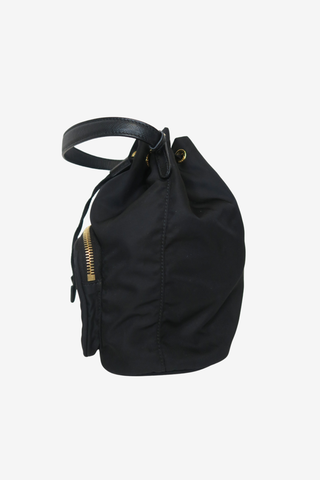 Prada Tessuto Nylon Bucket Bag - Designer Handbags at The Find Luxury Resale - Vancouver, Canada