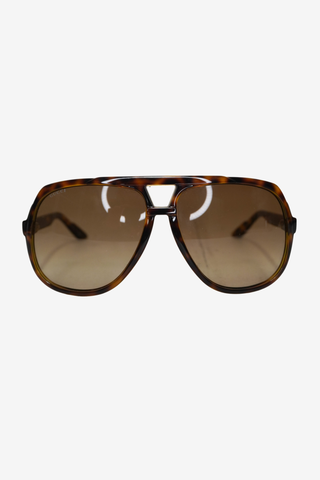 Gucci Tortoise Aviator Sunglasses - Designer Sunglasses at The Find Luxury Resale - Vancouver, Canada