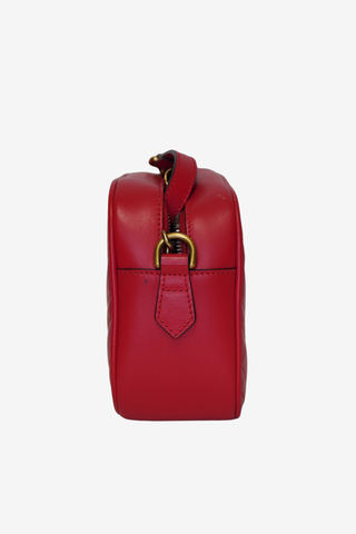 Gucci Marmont Camera Bag Red - Designer Handbags at The Find Luxury Resale - Vancouver, Canada