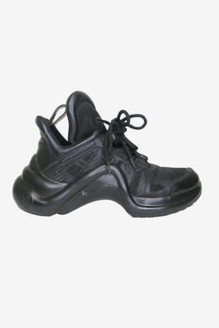Louis Vuitton Leather/Mesh Archlight Sneakers sz 38 - Designer shoes at The Find Luxury Resale - Vancouver, Canada