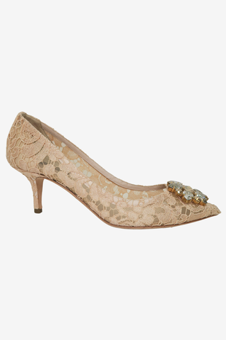 Dolce & Gabbana Lace Pumps sz 39 - Designer pumps at The Find Luxury Resale - Vancouver, Canada