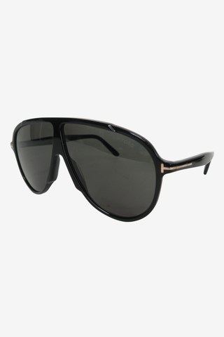 Tom Ford Oversize Black Aviators