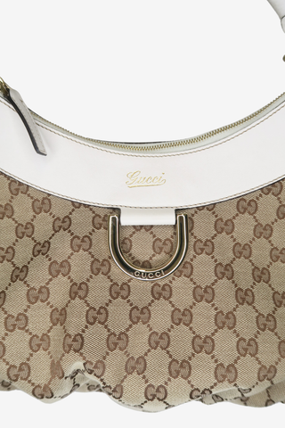 Gucci GG Canvas Shoulder Bag - Designer handbag at The Find Luxury Resale - Vancouver, Canada