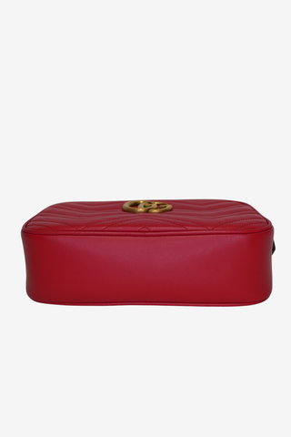 Gucci Marmont Camera Bag Red - Designer Handbags at The Find Luxury Resale - Vancouver, Canada