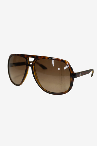Gucci Tortoise Aviator Sunglasses - Designer Sunglasses at The Find Luxury Resale - Vancouver, Canada