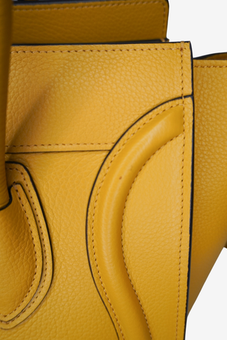 Celine Micro Luggage Yellow