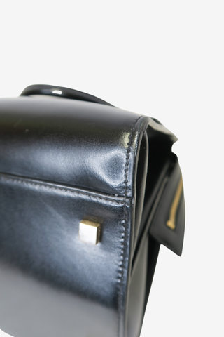 Saint Laurent Leather Uptown Bag - Designer handbag at The Find Luxury Resale - Vancouver, Canada