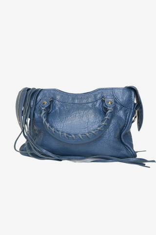 Balenciaga Leather Motocross Mini City - Designer handbag at The Find Luxury Resale - Vancouver, Canada