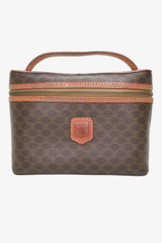 Celine Vintage Macadam Vanity Handbag - Designer Handbags at The Find Luxury Resale - Vancouver, Canada