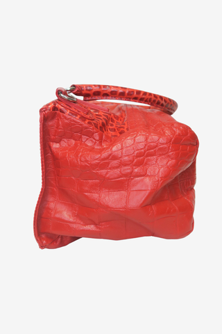 Givenchy Large Pandora Embossed Croc - Designer Handbags at The Find Luxury Resale - Vancouver, Canada