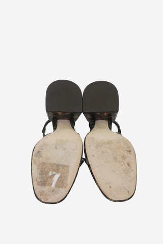 Fendi Promenade FF Slingback Pumps sz 38 - Designer pumps at The Find Luxury Resale - Vancouver, Canada