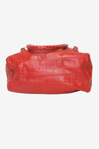 Givenchy Large Pandora Embossed Croc - Designer Handbags at The Find Luxury Resale - Vancouver, Canada