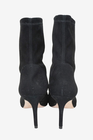 Stuart Weitzman Suede Booties sz 10 - Designer boots at The Find Luxury Resale - Vancouver, Canada