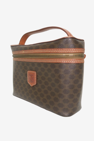 Celine Vintage Macadam Vanity Handbag - Designer Handbags at The Find Luxury Resale - Vancouver, Canada