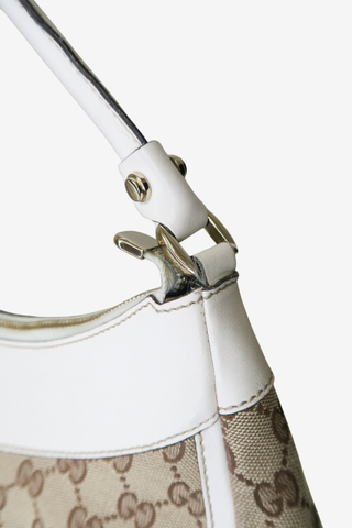 Gucci GG Canvas Shoulder Bag - Designer handbag at The Find Luxury Resale - Vancouver, Canada