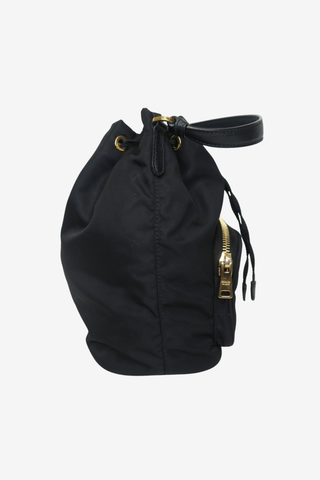 Prada Tessuto Nylon Bucket Bag - Designer Handbags at The Find Luxury Resale - Vancouver, Canada