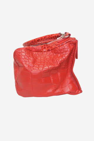 Givenchy Large Pandora Embossed Croc - Designer Handbags at The Find Luxury Resale - Vancouver, Canada
