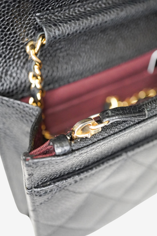 Chanel Black Wallet On Chain