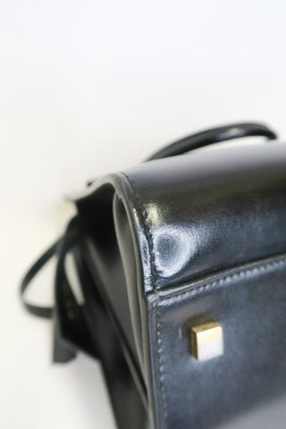 Saint Laurent Leather Uptown Bag - Designer handbag at The Find Luxury Resale - Vancouver, Canada