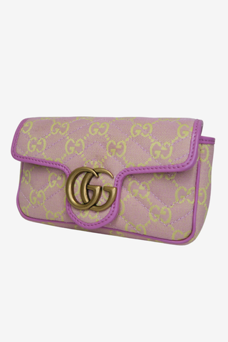 Gucci GG Pink Super Mini Marmont - Designer Handbags at The Find Luxury Resale - Vancouver, Canada