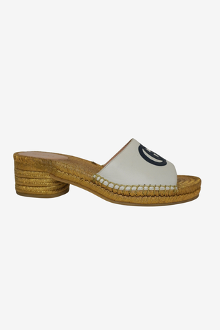 Gucci GG Espadrille Sandals sz 38