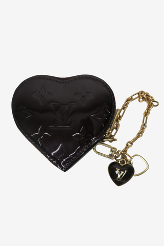 Louis Vuitton Vernis Porte Monnaies Cruer Heart-Shaped Coin Case - Designer Coin purse at The Find Luxury Resale - Vancouver, Canada