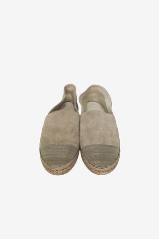 Brunello Cucinelli Suede Espadrilles sz 41 - Designer shoes at The Find Luxury Resale - Vancouver, Canada