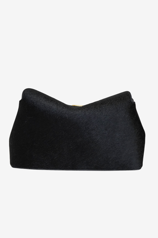 Toteme T-Lock Pony Hair Clutch