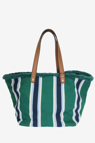 Gucci Logo Embroidered Tote - Designer handbag at The Find Luxury Resale - Vancouver, Canada