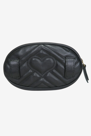 Gucci Marmont Black Waist Bag - Designer handbag at The Find Luxury Resale - Vancouver, Canada