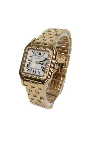 Cartier Panthère de Cartier Watch Gold Diamond 27mm - Designer watch at The Find Luxury Resale - Vancouver, Canada