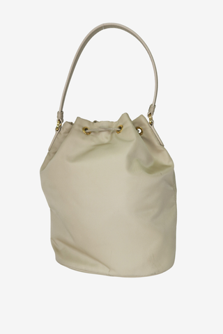 Prada Tessuto Nylon Bucket Bag - Designer Handbags at The Find Luxury Resale - Vancouver, Canada