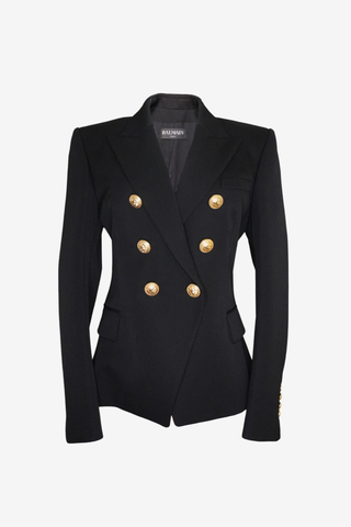 Balmain Black Blazer sz 8