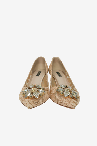 Dolce & Gabbana Lace Pumps sz 39 - Designer pumps at The Find Luxury Resale - Vancouver, Canada