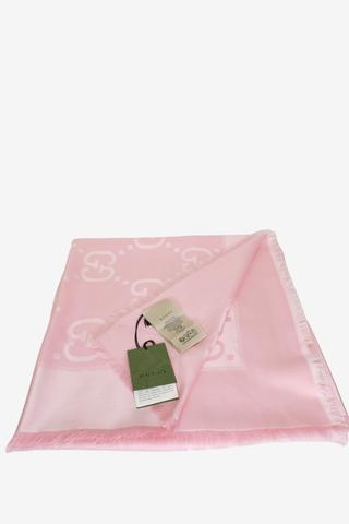 Gucci GG Logo Scarf - Designer scarf at The Find Luxury Resale - Vancouver, Canada