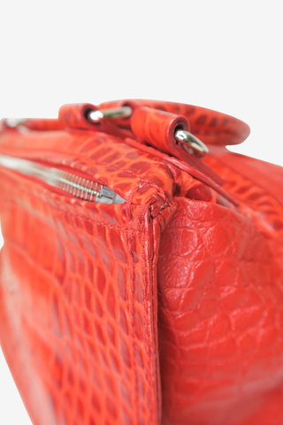 Givenchy Large Pandora Embossed Croc - Designer Handbags at The Find Luxury Resale - Vancouver, Canada