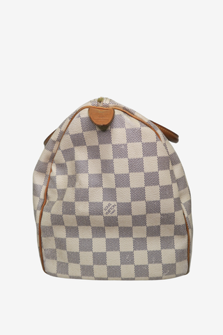 Louis Vuitton Speedy 35 Damier Azur - Designer Handbags at The Find Luxury Resale - Vancouver, Canada