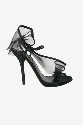 Dolce & Gabbana Mesh Sandals sz 38 - Designer shoes at The Find Luxury Resale - Vancouver, Canada