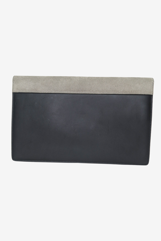 Celine Multi Colour Leather/Suede/Pony Hair Clutch - Designer Handbags at The Find Luxury Resale - Vancouver, Canada