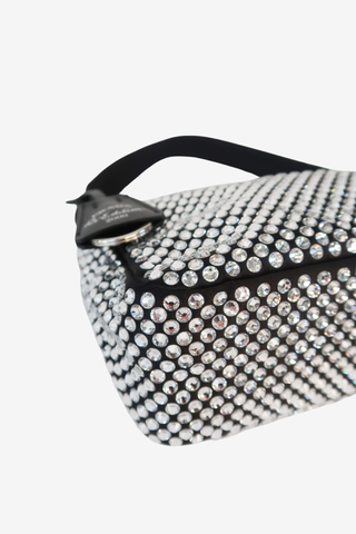 Prada Strass-Embellished Re-Edition 2000 Mini Bag - Designer Handbag at The Find Luxury Resale - Vancouver, Canada