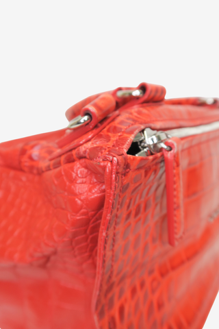 Givenchy Large Pandora Embossed Croc - Designer Handbags at The Find Luxury Resale - Vancouver, Canada