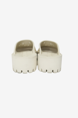 Gucci GG Logo Rubber Mules sz 39 - Designer boots at The Find Luxury Resale - Vancouver, Canada