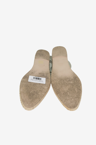 Stuart Weitzman White Flats sz 8