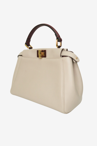 Fendi Mini Peekaboo Handle Bag w/ Strap - Designer handbag at The Find Luxury Resale - Vancouver, Canada