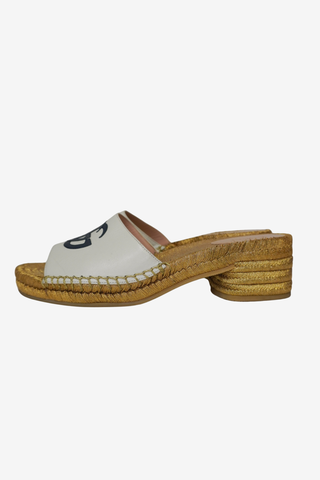 Gucci GG Espadrille Sandals sz 38