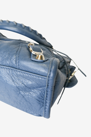 Balenciaga Leather Motocross Mini City - Designer handbag at The Find Luxury Resale - Vancouver, Canada