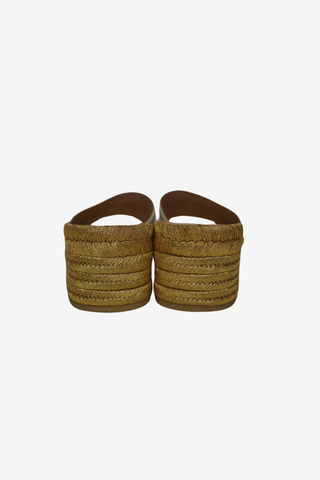 Gucci GG Espadrille Sandals sz 38